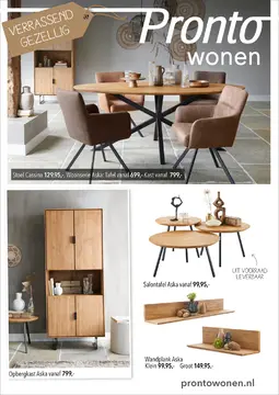 Pronto Wonen folder voorblad