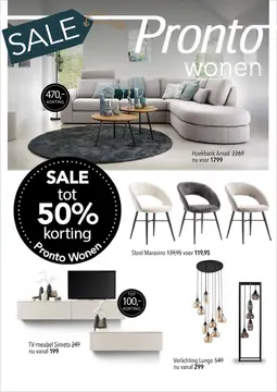Pronto Wonen folder voorblad