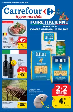 Carrefour couverture de brochure