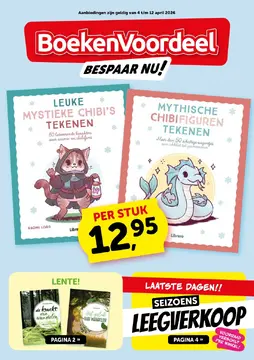 BoekenVoordeel folder voorblad