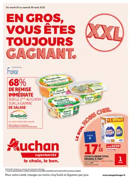 Auchan couverture de brochure