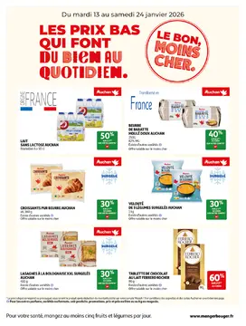 Auchan couverture de brochure