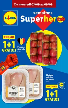 Lidl couverture de brochure