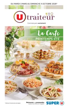 Super U couverture de brochure