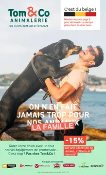 Tom & Co couverture de brochure