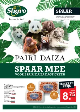 Sligro folder voorblad