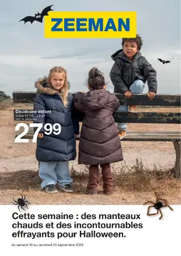 Zeeman couverture de brochure