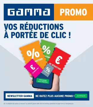 GAMMA couverture de brochure