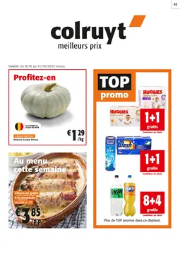 Colruyt couverture de brochure