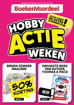 BoekenVoordeel folder voorblad