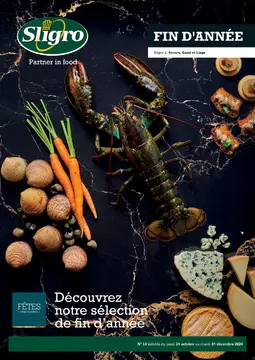 Sligro couverture de brochure