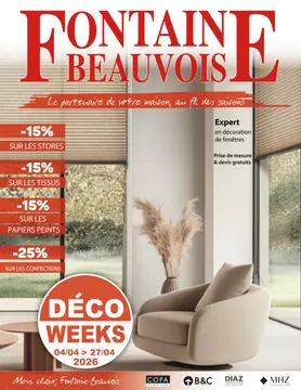 Fontaine Beauvois couverture de brochure