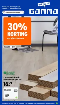 GAMMA folder voorblad