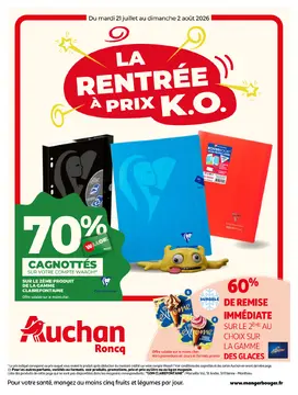 Auchan Roncq folder voorblad