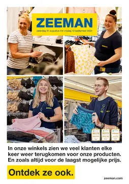 Zeeman folder voorblad