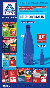 ALDI couverture de brochure