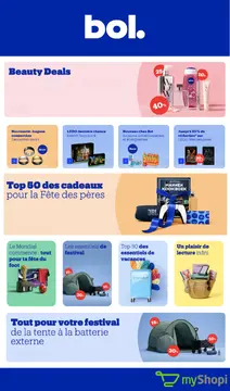 Bol.com couverture de brochure