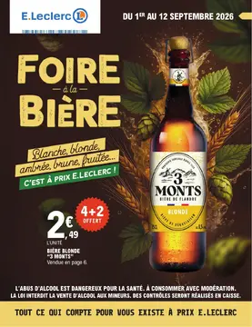 E.Leclerc couverture de brochure