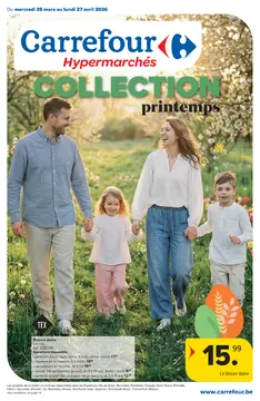 Carrefour couverture de brochure