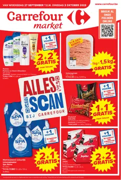 Carrefour Market folder voorblad