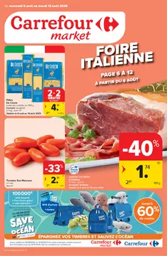 Carrefour Market couverture de brochure