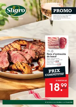 Sligro couverture de brochure