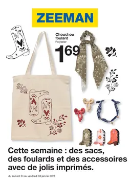 Zeeman couverture de brochure