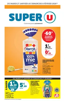 Super U couverture de brochure