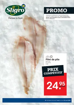 Sligro-M couverture de brochure
