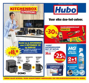 Hubo folder voorblad