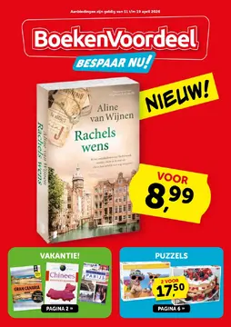 BoekenVoordeel folder voorblad