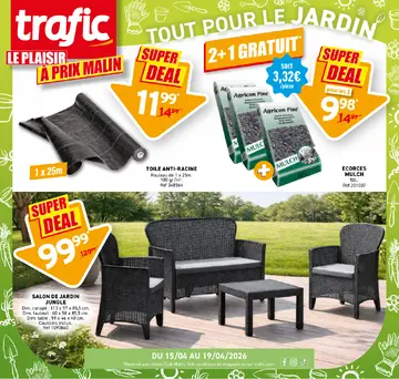 Trafic couverture de brochure