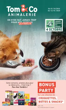 Tom & Co couverture de brochure