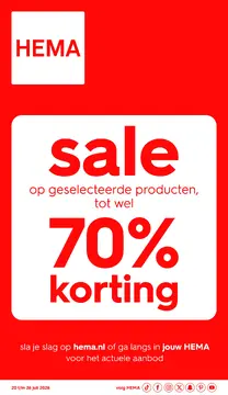 HEMA folder voorblad