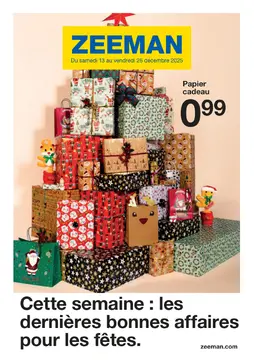 Zeeman couverture de brochure