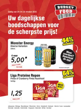 Budget Food folder voorblad
