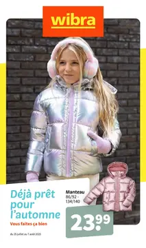 Wibra couverture de brochure