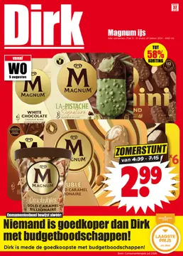 Dirk Lekker genieten folder voorblad