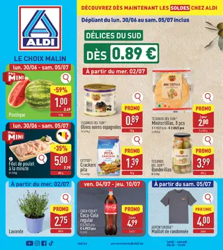 ALDI couverture de brochure
