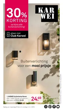 Karwei folder voorblad