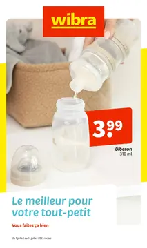 Wibra couverture de brochure