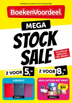BoekenVoordeel folder voorblad