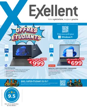 Exellent couverture de brochure