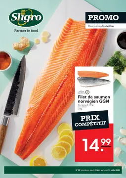 Sligro couverture de brochure