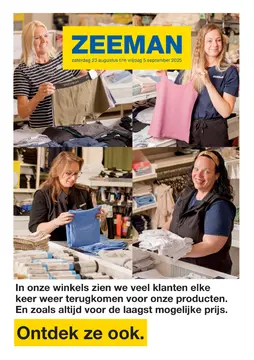 Zeeman folder voorblad