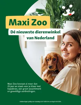 Maxi Zoo folder voorblad