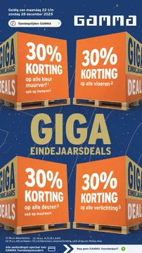 GAMMA folder voorblad