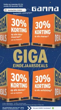 GAMMA folder voorblad