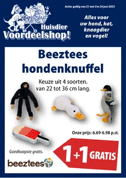 Huisdiervoordeelshop folder voorblad