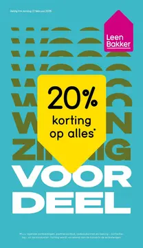 Leen Bakker folder voorblad